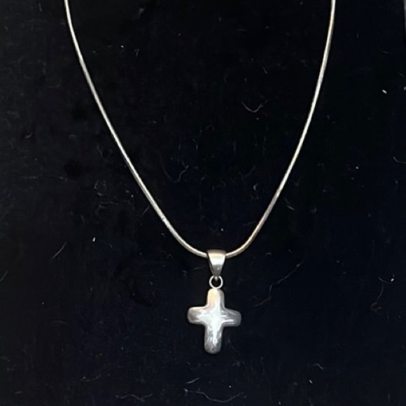 Silpada Jewelry - Vintage Silpada .925 Silver Minimalist Cross Necklace